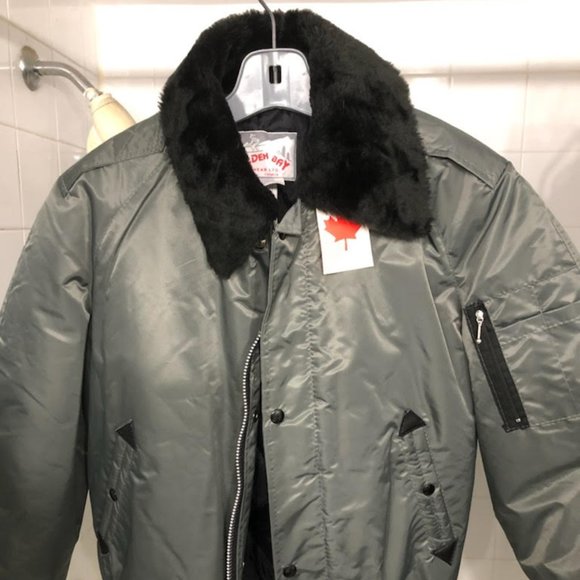 CLASSIC VINTAGE AVIATOR BOMBER FLIGHT JACKET BRAND NEW SIZE SMALL - Picture 1 of 9